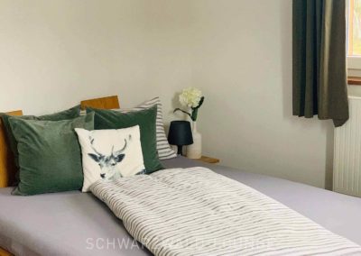 Chalet Lindenbuch: Schlafzimmer 3 mit kleinem Doppelbett
