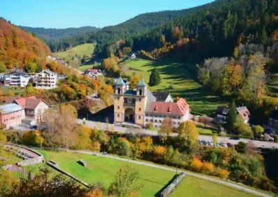 Wanderung Kloesterleschleife in Bad Rippoldsau Kirche