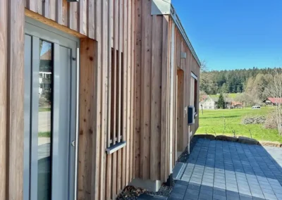 Eingang des Ferienhauses Wiesenblick Schwarzwald