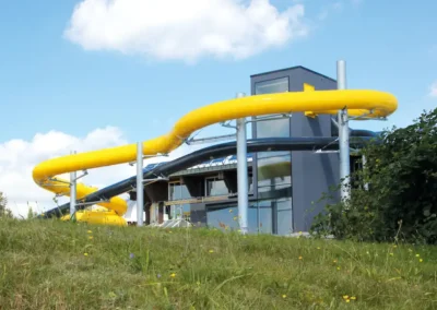 Wasserrutschen im Panorama-Bad Freudenstadt im Schwarzwald